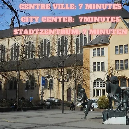 Apartment City - 70m2 - Easy Parking - Bus - 2 Tvs - Between City And Forest Luxembourg