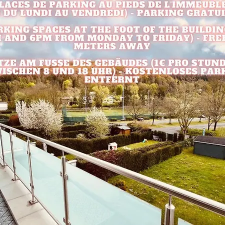 Apartment City - 70m2 - Easy Parking - Bus - 2 Tvs - Between City And Forest *
